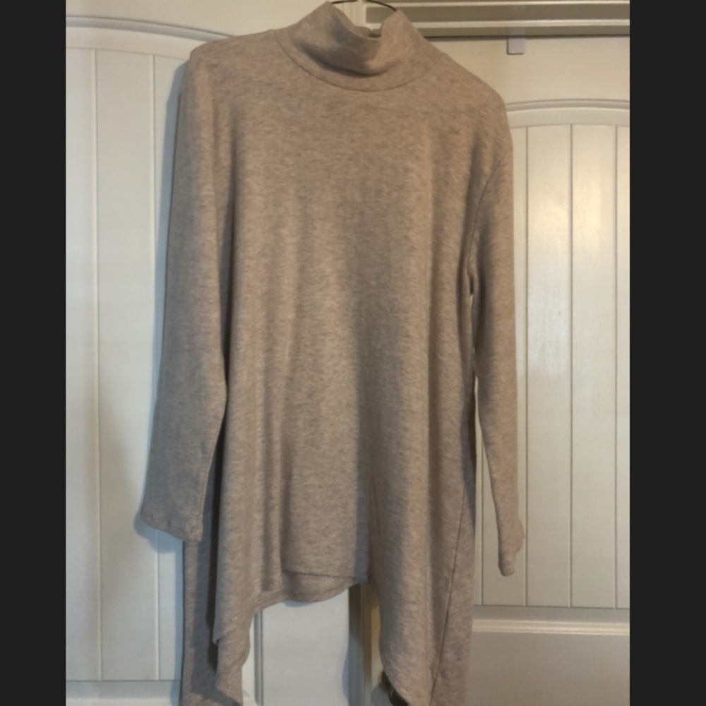 Saks Fifth Avenue Light Fleece Mid-Neck Sweater